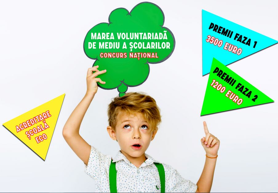 Marea VOLUNTARIADĂ națională de mediu a școlarilor!